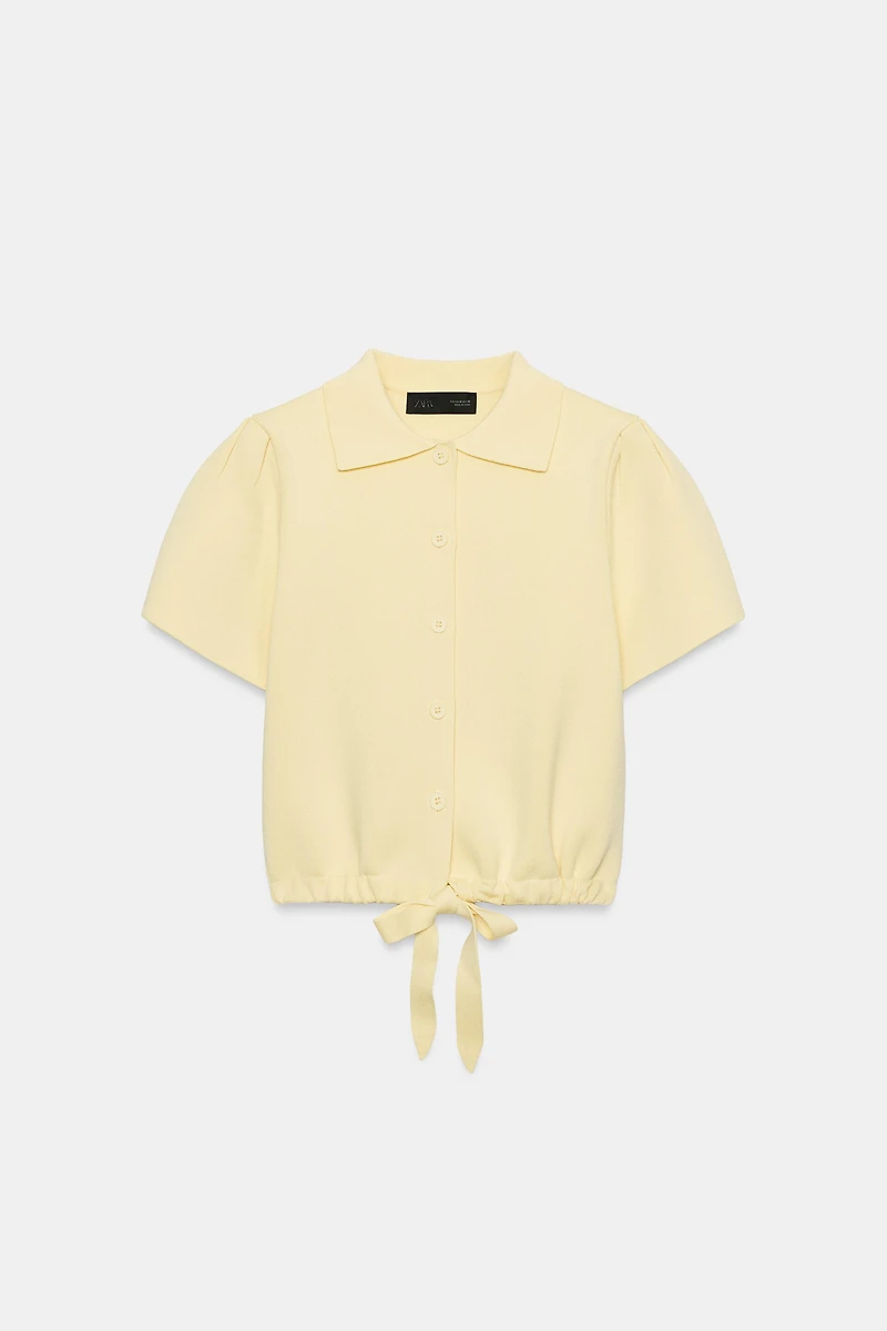 BOW KNIT JACKET