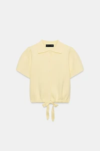 BOW KNIT JACKET