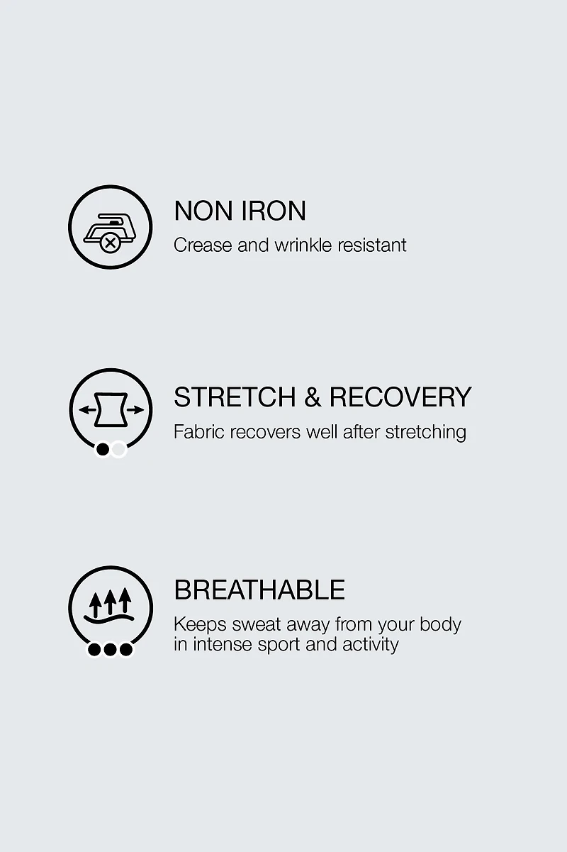 COMFORT NON-IRON JOGGER-WAIST PANTS