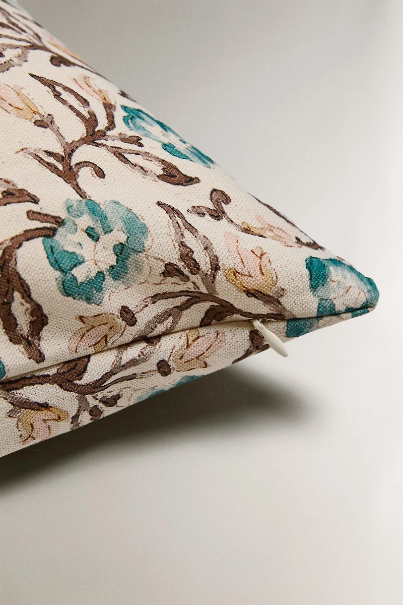 HOUSSE DE COUSSIN IMPRIMÉ FLORAL