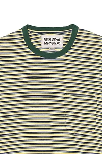 CROPPED STRIPED T-SHIRT