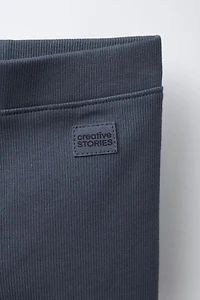 LEGGING CÔTELÉ ÉTIQUETTE