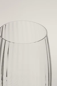 GLASS WITH LINES
