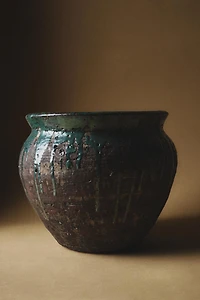 TERRACOTTA DRIP VASE