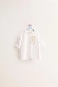 ZARA TIMELESS - T-SHIRT EN COTON UNI