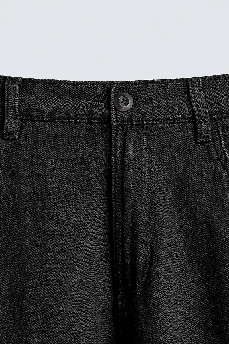 LIGHTWEIGHT LOOSE WIDE FIT JEANS