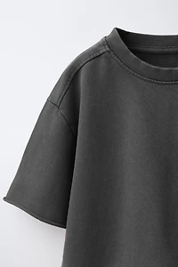T-SHIRT JOGGING EFFET DÉLAVÉ