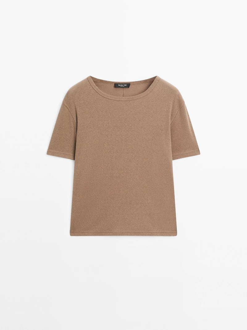 Faded 100% cotton T-shirt