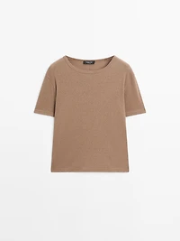 Faded 100% cotton T-shirt