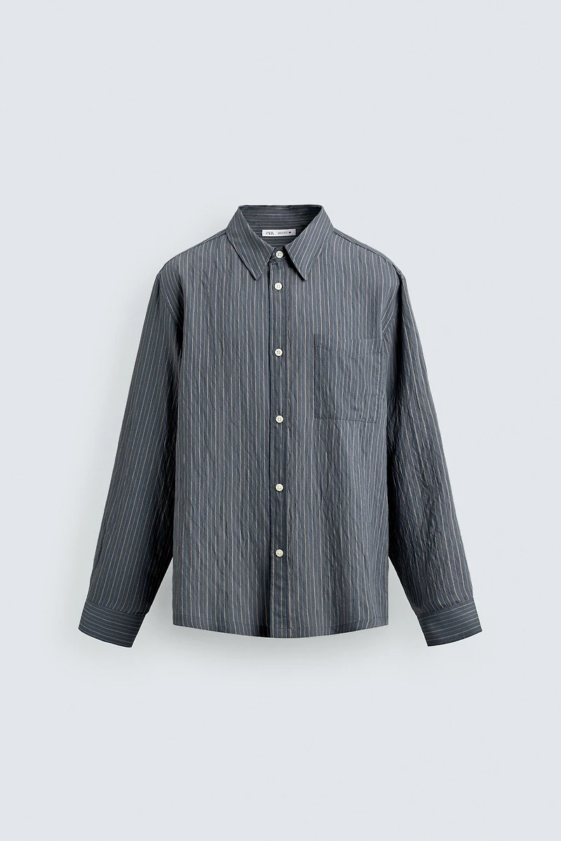FLOWY STRIPED SHIRT