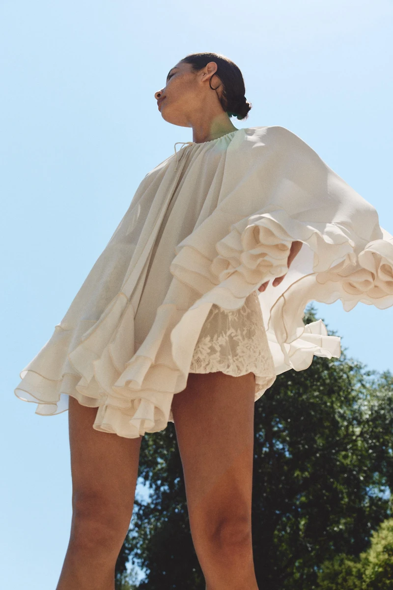 LACE BLOOMER SHORTS