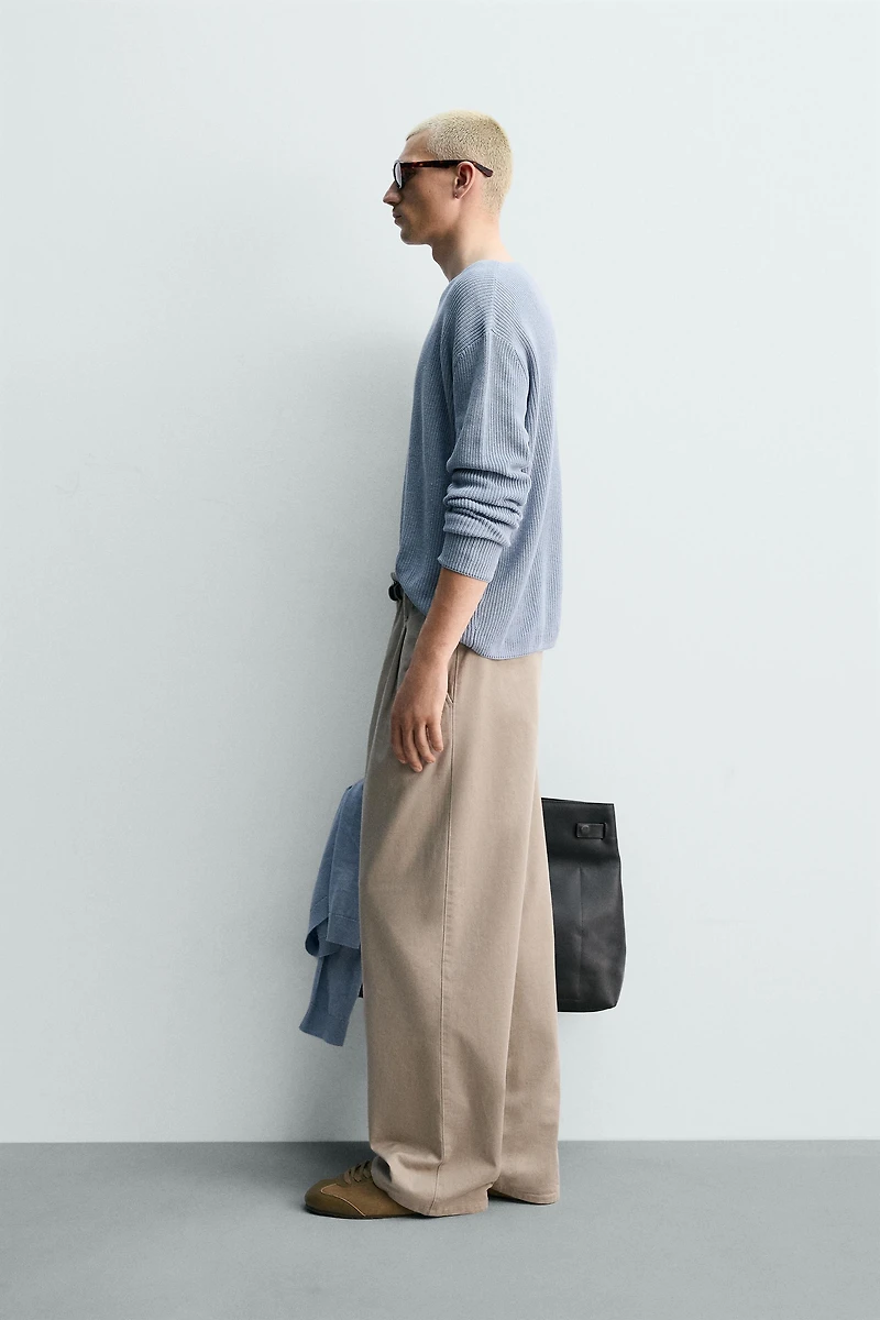 SILK - LINEN TEXTURED JUMPER