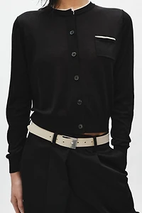 VESTE EN MAILLE BIMATIÈRE