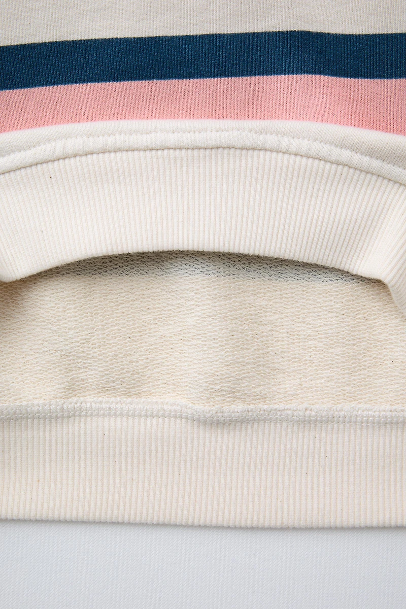 SWEAT À RAYURES