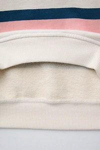 SWEAT À RAYURES