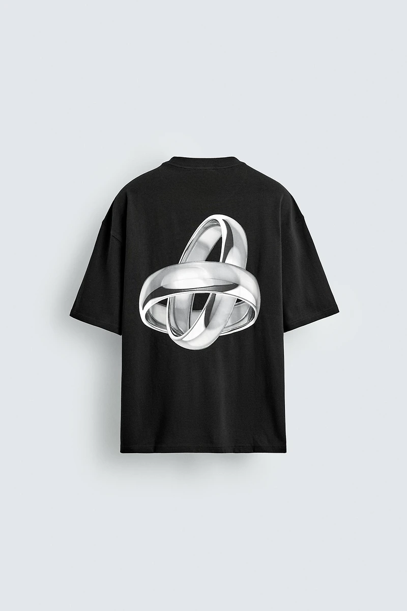RINGS PRINT T-SHIRT