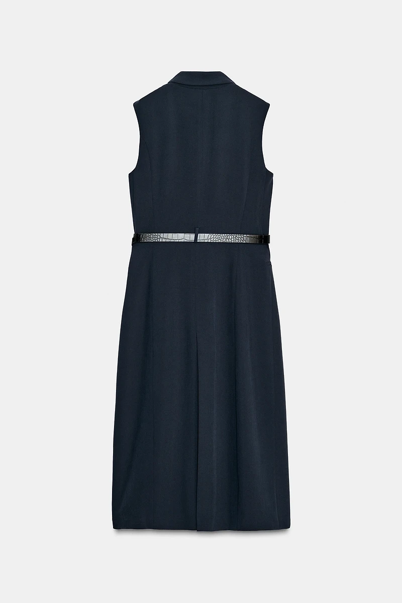 BELTED LONG VEST