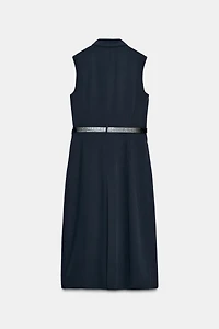 BELTED LONG VEST