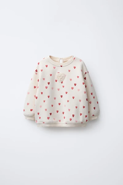 HEARTS SWEATSHIRT
