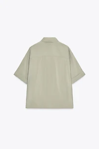 FLOWY SHORT SLEEVE SHIRT