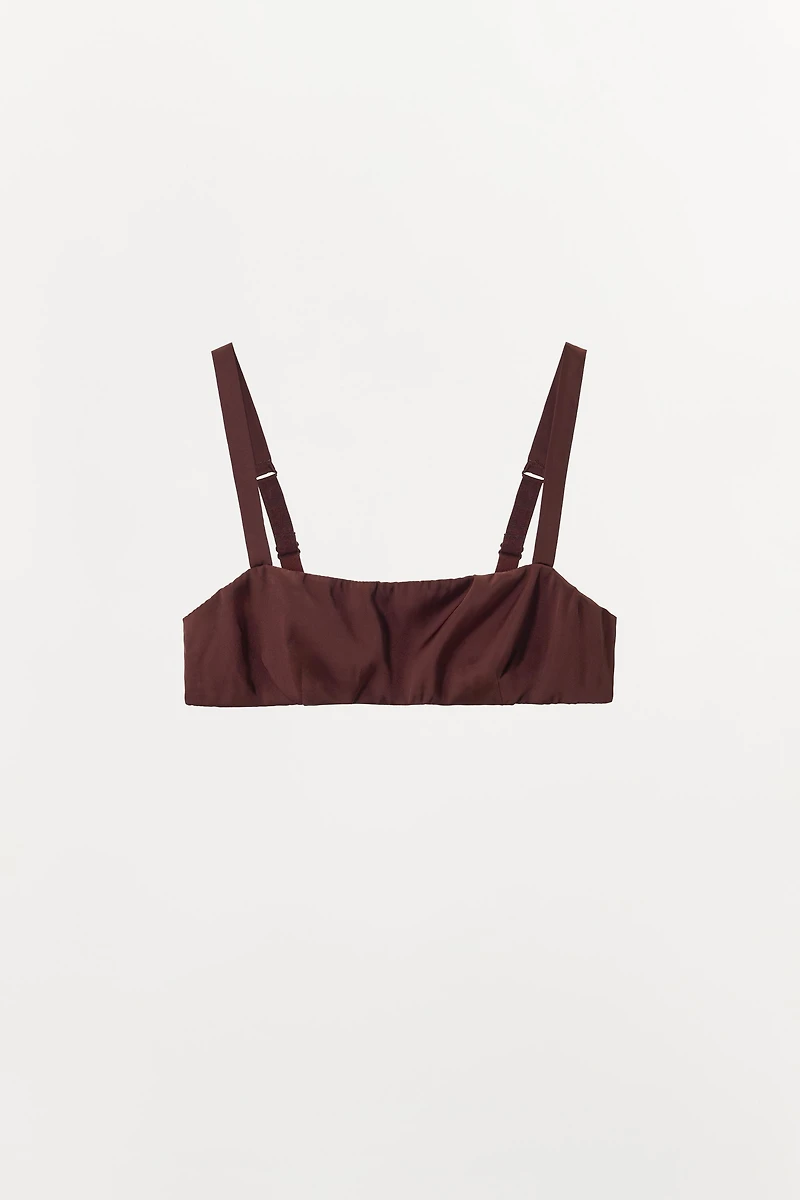 BRALETTE BANDEAU SATINÉ
