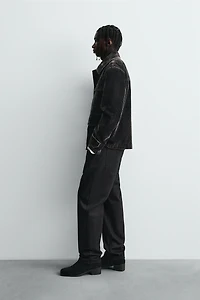 FLOCKED VELVET JACKET