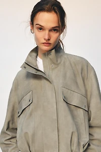 ZW COLLECTION LIMITED EDITION SUEDE LEATHER JACKET