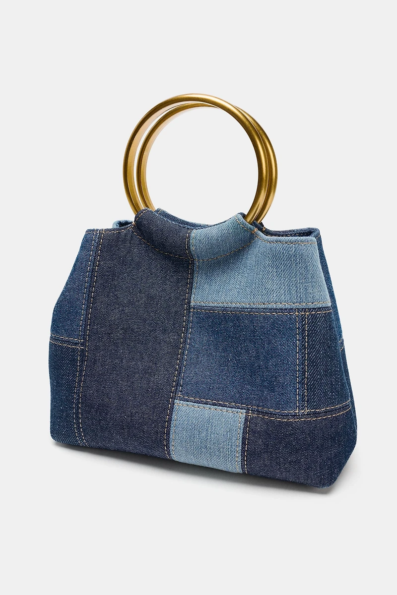 MINI SAC SEAU PATCHWORK