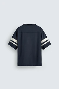RELAXED FIT STRIPE T-SHIRT