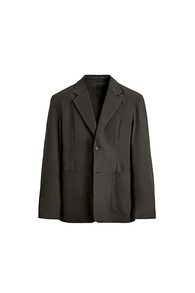 RELAXED FIT COTTON BLEND SUIT JACKET
