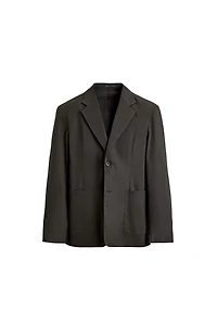 RELAXED FIT COTTON BLEND SUIT JACKET
