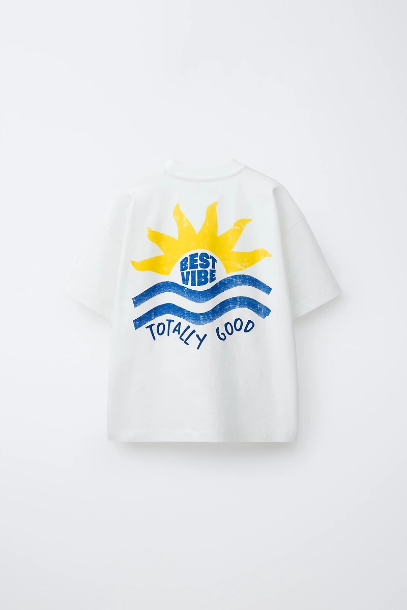 T-SHIRT IMPRIMÉ SURFEUR
