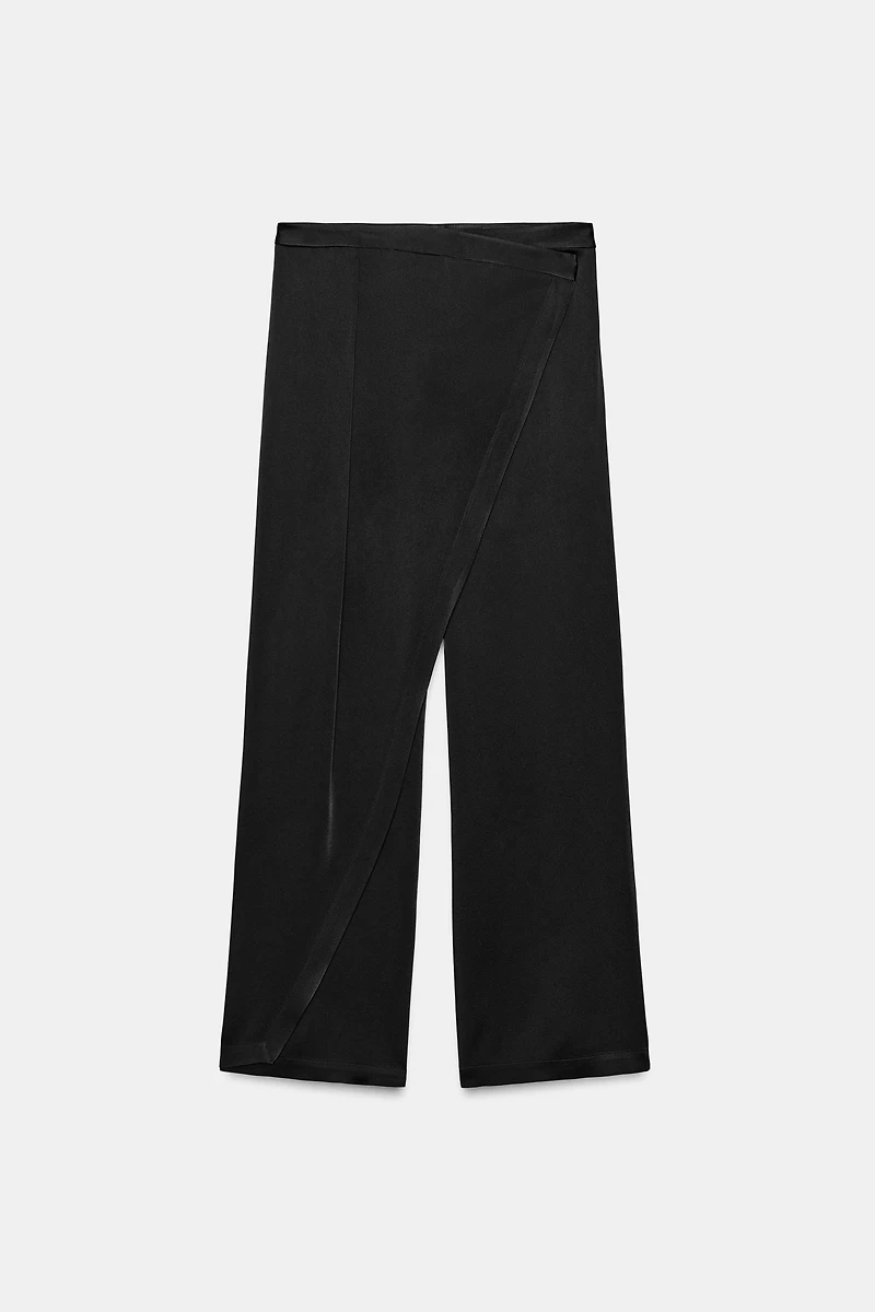ZW COLLECTION LIMITED EDITION SATIN PAREO PANTS