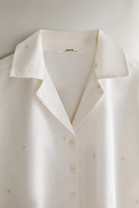 CHEMISE FLORALE MARGUERITES