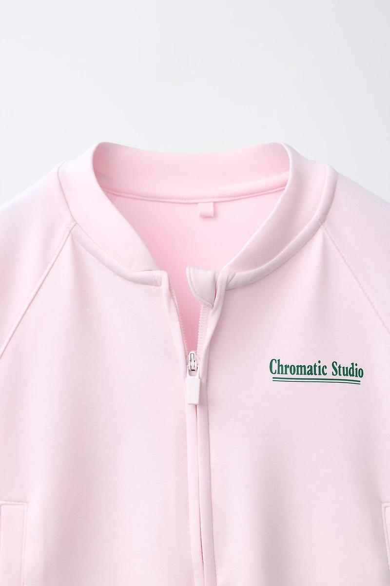 SWEAT ZIPPÉ AVEC MODAL