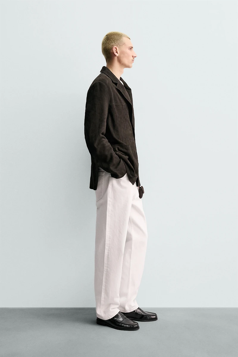 ORIGINS SUEDE LEATHER BLAZER