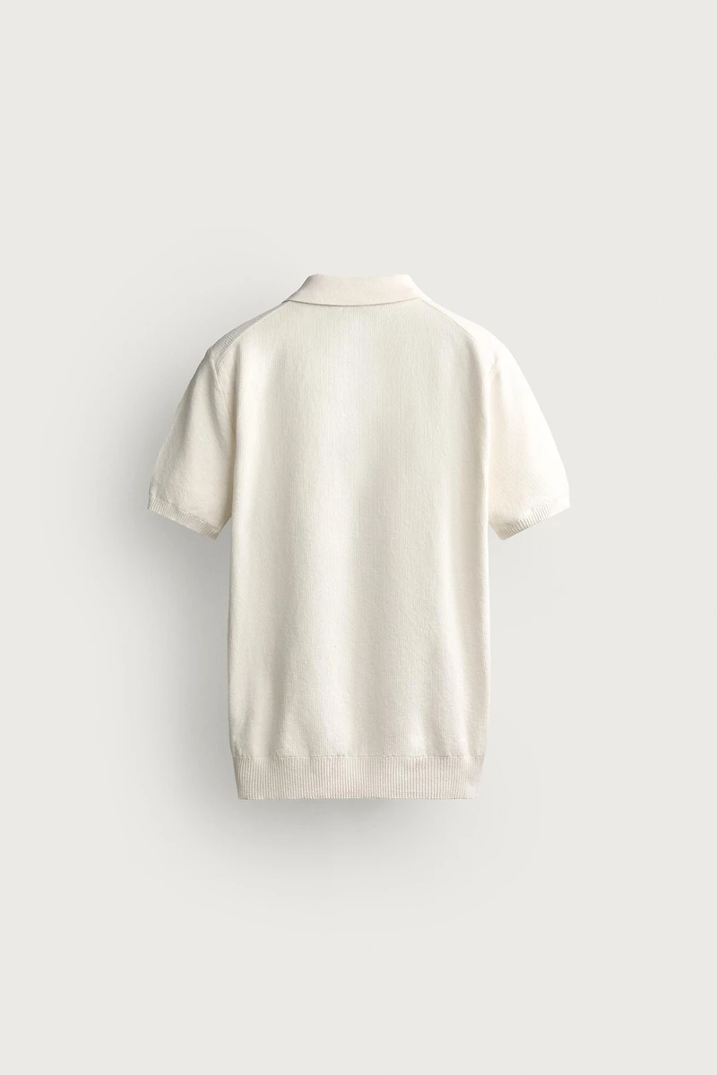 POLO EN MAILLE REGULAR FIT STRUCTUR