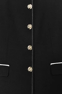 TRIM TOPSTITCHING BLAZER