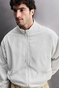 SWEAT RELAXED FIT ZIPPÉ