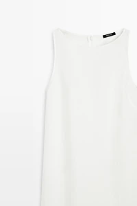 Robe encolure américaine 100 % lin