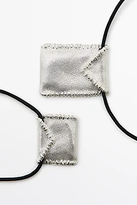 Envelope cord necklace