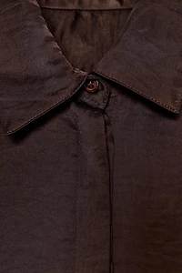 SATIN EFFECT SHIRT ZW COLLECTION