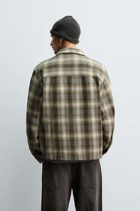 SURCHEMISE RELAXED FIT À CARREAUX