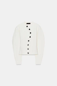 WRAP KNIT JACKET