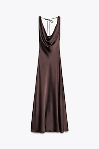 ZW COLLECTION SATIN LONG DRESS