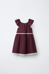 LACE DETAIL DRESS