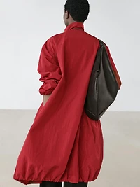 Parka longue oversize