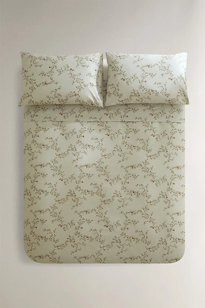 LEAF PRINT DUVET COVER
