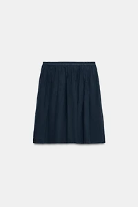 JUPE MI-LONGUE AVEC LIN ZW COLLECTION