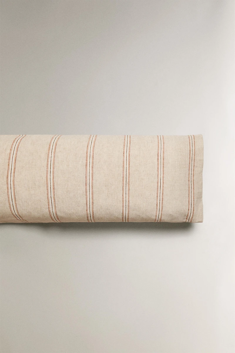DYED THREAD STRIPED PILLOWCASE